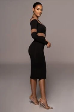 Black Eyes For You Midi Dress -Jluxlabel Dress Shop PRODUCT JUN22022 SUMMER3 172