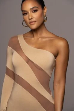 Tan Eyes For You Midi Dress -Jluxlabel Dress Shop PRODUCT JUN22022 SUMMER3 183