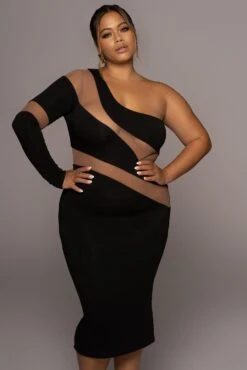 Black Eyes For You Midi Dress -Jluxlabel Dress Shop PRODUCT JUN82022 EXTENDED 103