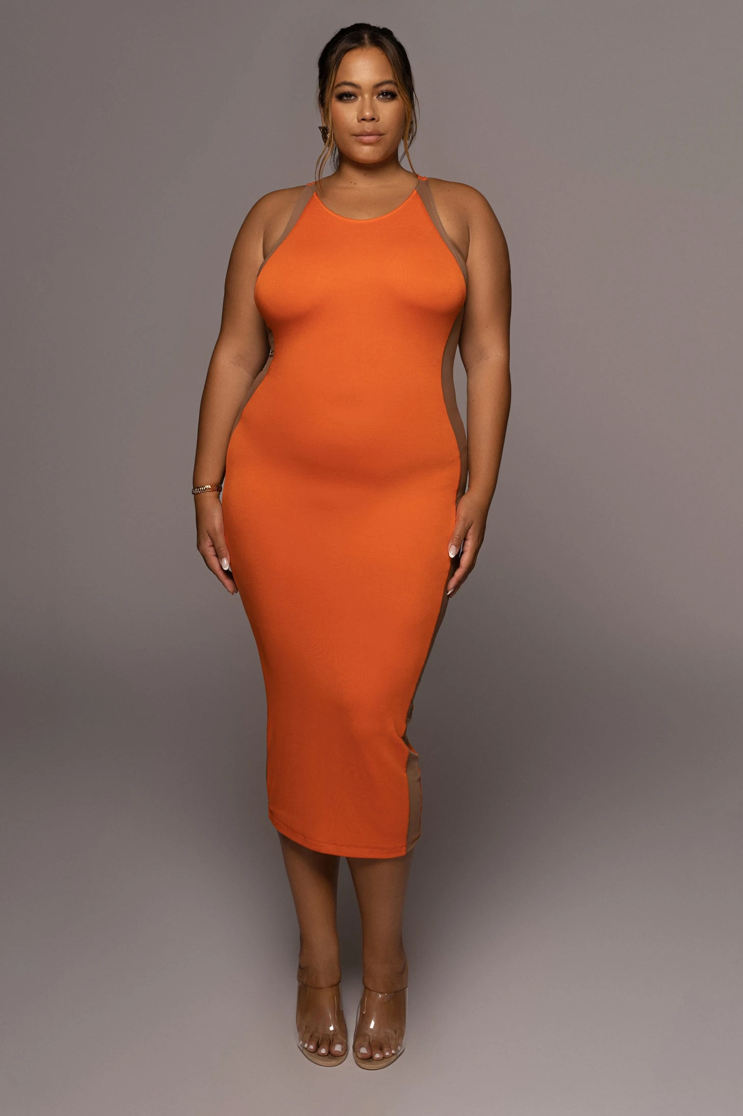 Tangerine The Hills Contrast Dress 3 Tangerine The Hills Contrast Dress