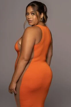 Tangerine The Hills Contrast Dress 27 Tangerine The Hills Contrast Dress -Jluxlabel Dress Shop PRODUCT JUN82022 EXTENDED 115