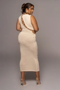 Ivory Opposites Attract Midi Dress -Jluxlabel Dress Shop PRODUCT JUN82022 EXTENDED 124