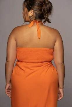 Orange Sahara Dress -Jluxlabel Dress Shop PRODUCT JUN82022 EXTENDED 92