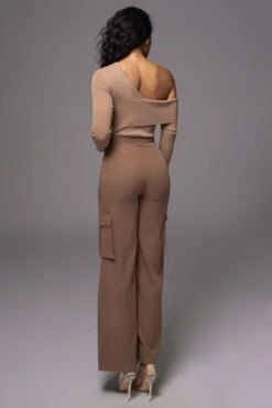 Beige Eve Off The Shoulder Top -Jluxlabel Dress Shop PRODUCT JUN82023 ASAP 3