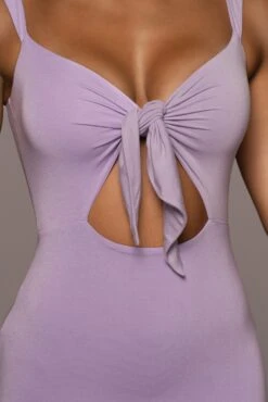 Lilac Unica Front Tie Dress -Jluxlabel Dress Shop PRODUCT JUNE14 SUMMER2 17