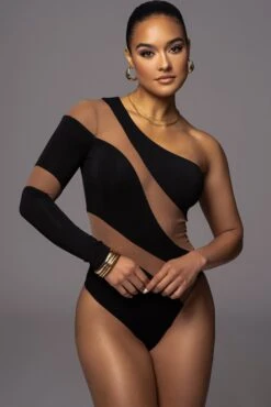 Black Own The Moment Bodysuit -Jluxlabel Dress Shop PRODUCT JUNE272023 ASAP 15