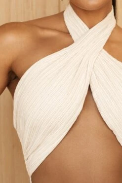 Cream Linen Sahara Dress -Jluxlabel Dress Shop PRODUCT JUNE272023 CROCHET 124