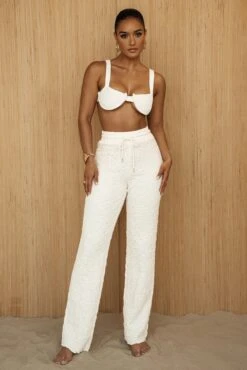 Buttercream Set Me Free Drawstring Pants -Jluxlabel Dress Shop PRODUCT JUNE272023 CROCHET 4