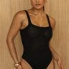 Black At Ease Tank Bodysuit -Jluxlabel Dress Shop PRODUCT JUNE272023 CROCHET 82