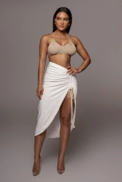 Ivory Spring Ruched Linen Skirt -Jluxlabel Dress Shop PRODUCT JUNE32021 134 7d6f8bcd 0fd4 41f7 9a87 5a59a6bf0c2c