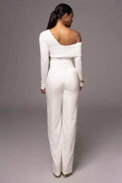 Ivory Safiya Wide Leg Pants -Jluxlabel Dress Shop PRODUCT JUNE72023 CROCHET 6