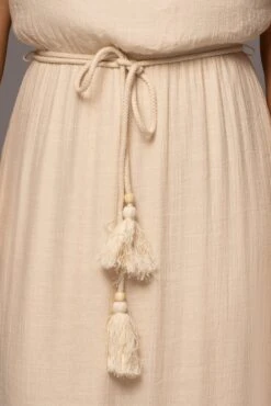 Beige Del Sol Linen Maxi Dress -Jluxlabel Dress Shop PRODUCT JUNE72023 JUNEDROP1 10