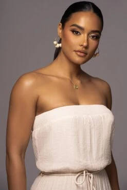 Beige Del Sol Linen Maxi Dress -Jluxlabel Dress Shop PRODUCT JUNE72023 JUNEDROP1 9