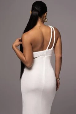 White Scarlet One Shoulder Maxi Dress -Jluxlabel Dress Shop PRODUCT JUNE72023 NEWARRIVALS 70