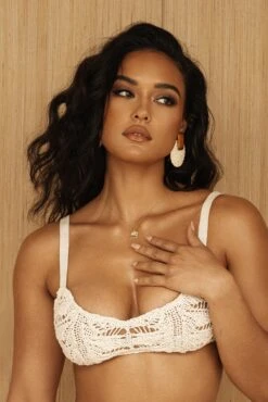 Buttercream Ocean Eyes Crochet Top -Jluxlabel Dress Shop PRODUCT JUNE82023 CROCHET 120