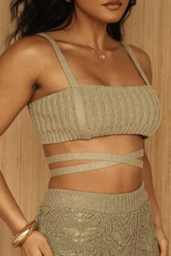 Moss She's All That Knit Crop Top -Jluxlabel Dress Shop PRODUCT JUNE82023 CROCHET 53