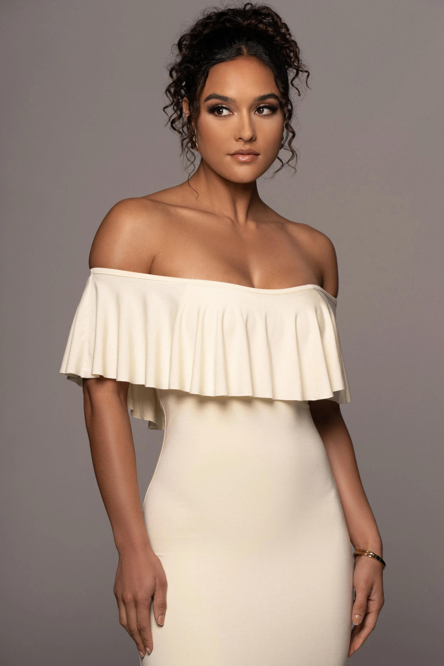 Buttercream Estelle Ruffled Maxi Dress 7 Buttercream Estelle Ruffled Maxi Dress - Image 5