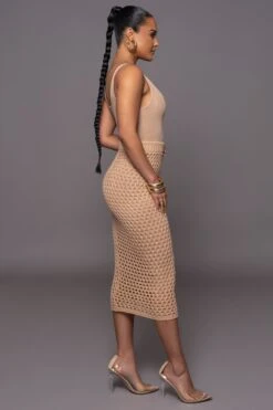 Sand Sunkissed Sweater Knit Skirt 24 Sand Sunkissed Sweater Knit Skirt -Jluxlabel Dress Shop PRODUCT MAR302023 3