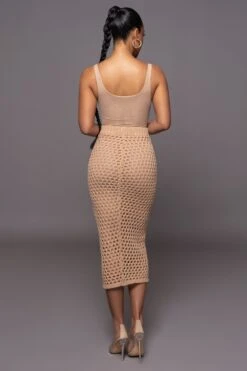Sand Sunkissed Sweater Knit Skirt 27 Sand Sunkissed Sweater Knit Skirt -Jluxlabel Dress Shop PRODUCT MAR302023 5