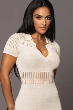 Buttercream Venice Collared Midi Dress -Jluxlabel Dress Shop PRODUCT MAR82023 ASAP 10