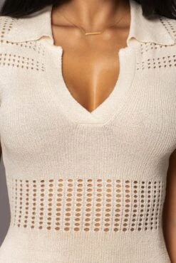 Buttercream Venice Collared Midi Dress -Jluxlabel Dress Shop PRODUCT MAR82023 ASAP 12