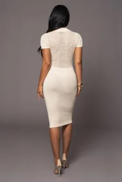 Buttercream Venice Collared Midi Dress -Jluxlabel Dress Shop PRODUCT MAR82023 ASAP 6