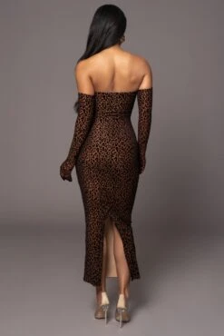 Pecan Leopard Midnight Hour Maxi Dress -Jluxlabel Dress Shop PRODUCT MAR82023 ASAP 67