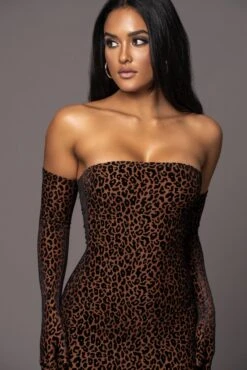 Pecan Leopard Midnight Hour Maxi Dress -Jluxlabel Dress Shop PRODUCT MAR82023 ASAP 72