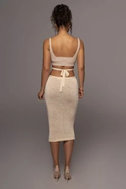 Cream Beatrix Midi Skirt -Jluxlabel Dress Shop PRODUCT MARCH92022 154