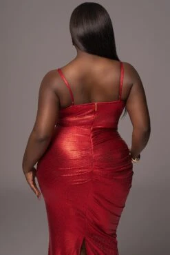 Red Rubi Cowl Neck Cocktail Dress -Jluxlabel Dress Shop PRODUCT MAY112023 27