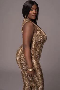 Snakeskin Mystic Jungle Jumpsuit -Jluxlabel Dress Shop PRODUCT MAY112023 55