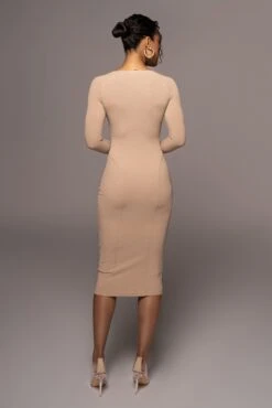Beige High Expectations Midi Dress 29 Beige High Expectations Midi Dress -Jluxlabel Dress Shop PRODUCT MAY132022 63
