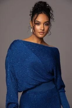 Blue Night Sky Sequin Skirt Set 14 Blue Night Sky Sequin Skirt Set -Jluxlabel Dress Shop PRODUCT MAY172023 115