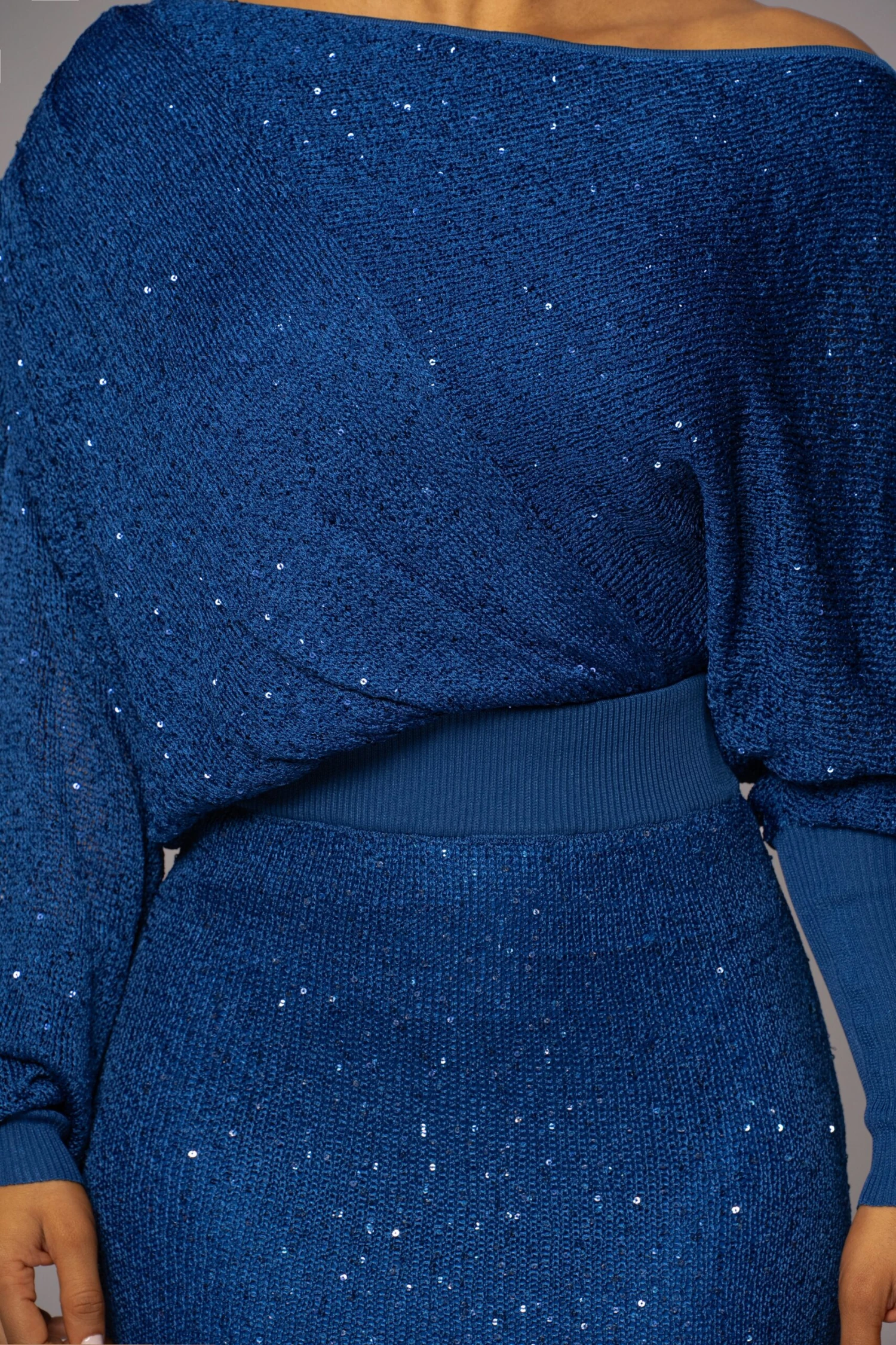 Blue Night Sky Sequin Skirt Set 13 Blue Night Sky Sequin Skirt Set - Image 11