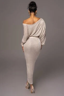 Beige Night Sky Sequin Skirt Set 28 Beige Night Sky Sequin Skirt Set -Jluxlabel Dress Shop PRODUCT MAY172023 125