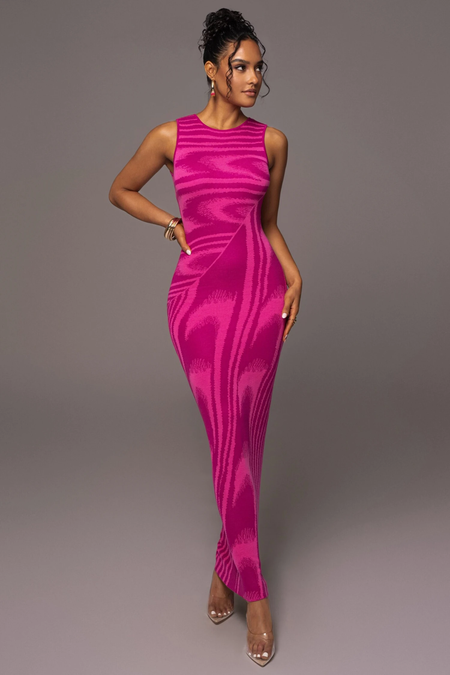 Pink Chasing Dawn Maxi Dress 5 Pink Chasing Dawn Maxi Dress - Image 3