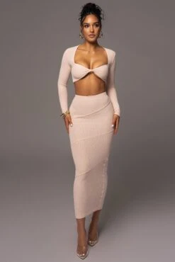 Beige All About You Skirt Set 21 Beige All About You Skirt Set -Jluxlabel Dress Shop PRODUCT MAY172023 62