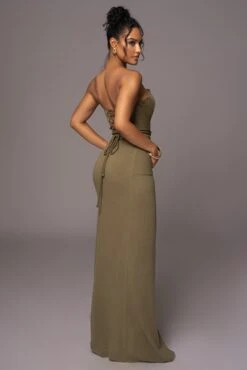 Olive Destination Linen Skirt Set -Jluxlabel Dress Shop PRODUCT MAY172023 JUNEDROP1 40