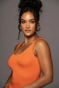 Jluxbasix Tangerine Classic Cut Tank -Jluxlabel Dress Shop PRODUCT MAY202022 MISSING 36