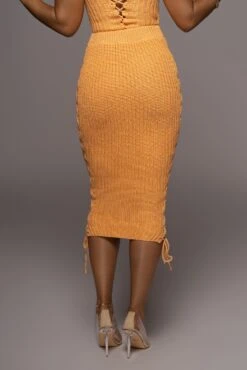 Peach Second Chances Skirt -Jluxlabel Dress Shop PRODUCT MAY202022 SUMMER2 90