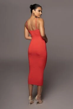 Red Soulmate Cut Out Dress -Jluxlabel Dress Shop PRODUCT MAY22022 126