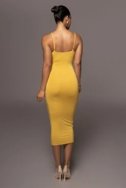 Yellow Soulmate Cut Out Dress -Jluxlabel Dress Shop PRODUCT MAY22022 140