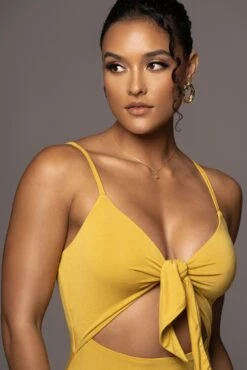 Yellow Soulmate Cut Out Dress -Jluxlabel Dress Shop PRODUCT MAY22022 142