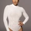 Ivory Kimber High Neck Bodysuit -Jluxlabel Dress Shop PRODUCT MAY22022 160