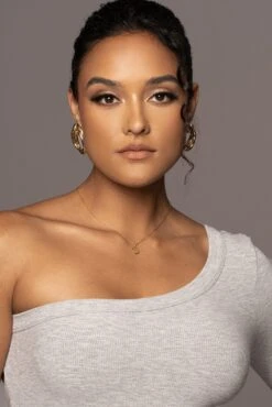 Grey Vixen One Shoulder Dress -Jluxlabel Dress Shop PRODUCT MAY22022 189