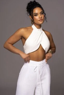 Ivory No Promises Halter Top -Jluxlabel Dress Shop PRODUCT MAY232023 JUNEDROP1 102