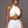 Ivory No Promises Halter Top -Jluxlabel Dress Shop PRODUCT MAY232023 JUNEDROP1 103