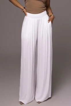White After Sunset Pleated Pants -Jluxlabel Dress Shop PRODUCT MAY232023 JUNEDROP1 183