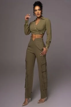 Olive Better Half Linen Utility Pants -Jluxlabel Dress Shop PRODUCT MAY232023 JUNEDROP1 187