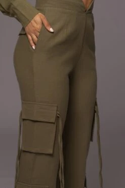 Olive Better Half Linen Utility Pants -Jluxlabel Dress Shop PRODUCT MAY232023 JUNEDROP1 203